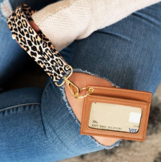 Leopard Wristlet Strap