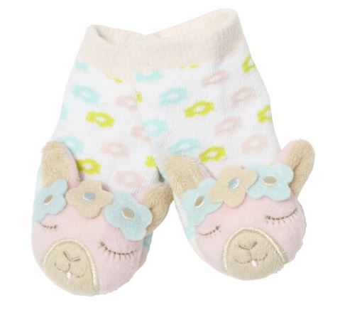 Llama Rattle Toe Socks