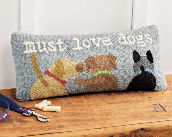 Love Dog Hook Pillow