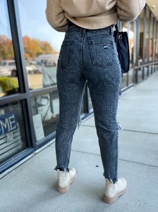 Luna Frayed Denim