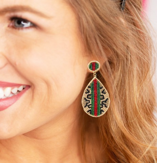 Leopard Stripe Maggie Earring