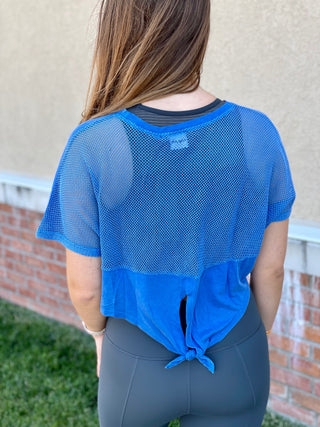 Mesh Tie Crop