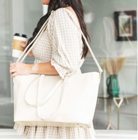 Michelle Work Purse Ivory