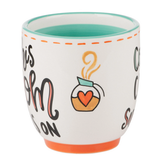 Mom Runs On Coffee Mug
