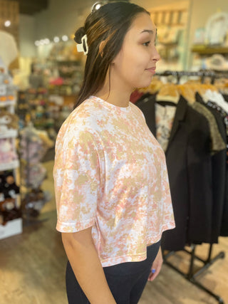 Ink Blot Crop Tee