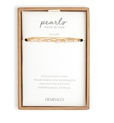Pearls Within Gold Bracelet