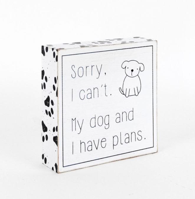 Plans Pet Sign