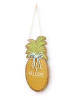 Welcome Pineapple Door Hanger
