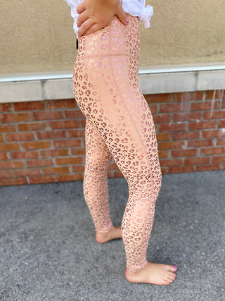 Leopard Shimmer Legging