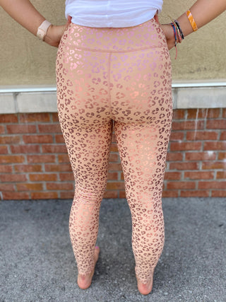 Leopard Shimmer Legging