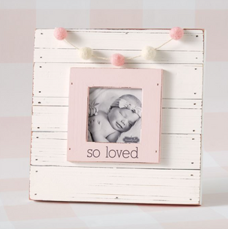 Pink "So Loved" Frame