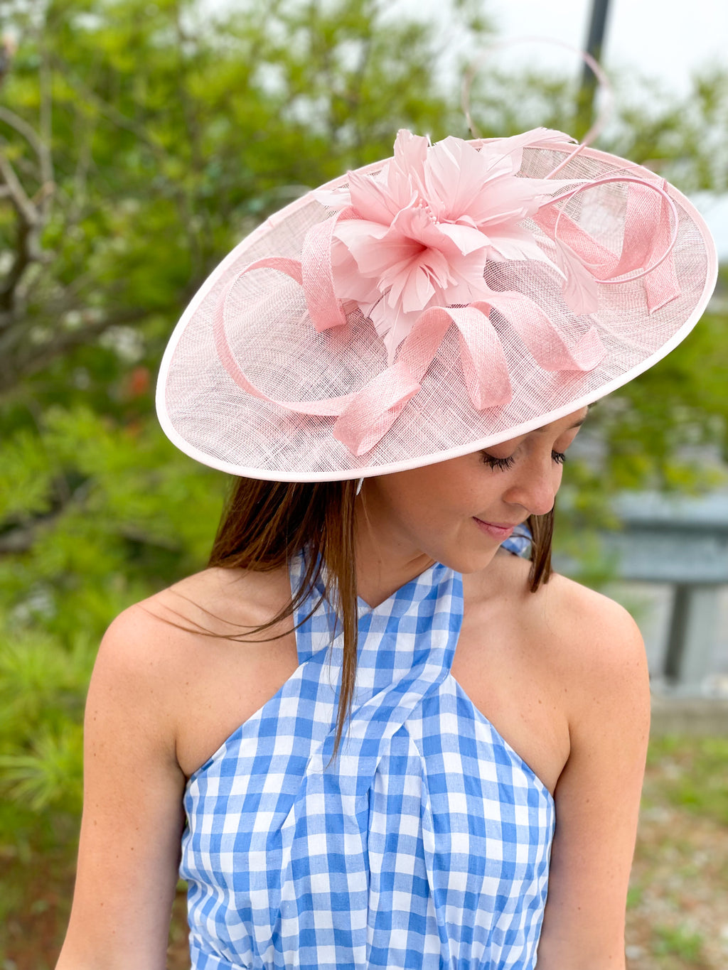 Pink Oversized Fascinator