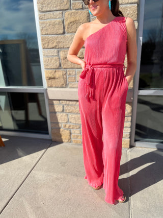 Sip Of Rose Jumpsuit