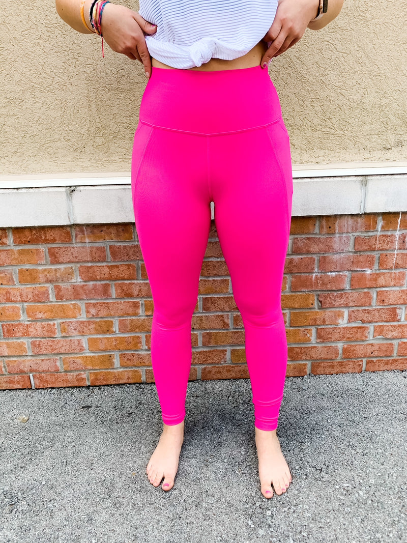 Tapered Band Solid Legging