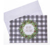 Plaid Merry Christmas Box Card