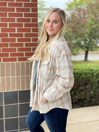 Breaking Routine Plaid Jacket