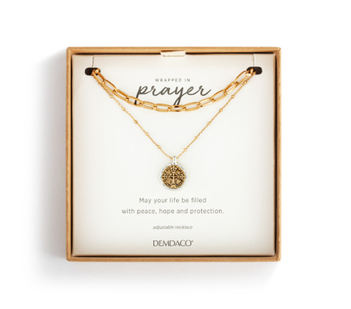 Gold Layer Prayer Necklace