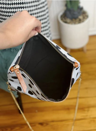 The Quinn Bag- Dalmation