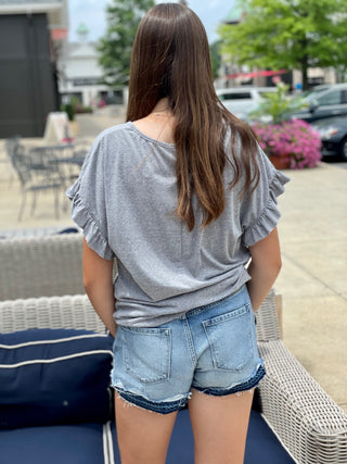 Million Ways Ruffle Top