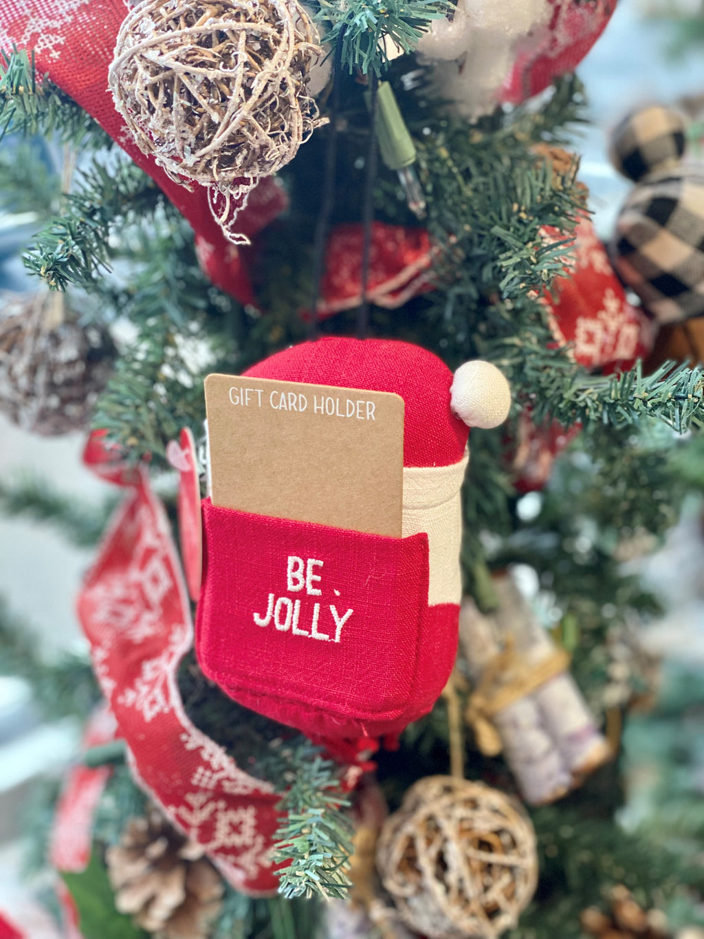 Santa Gift Card Ornament