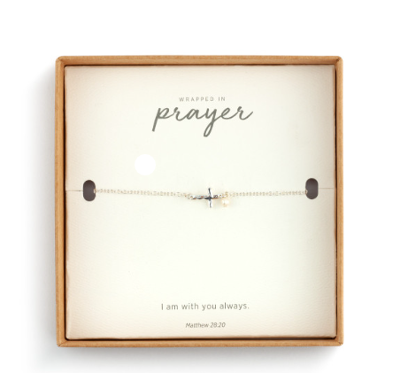 Silver Dainty Cross Bracelet