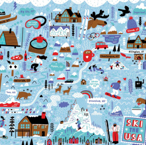 Ski the USA Puzzle
