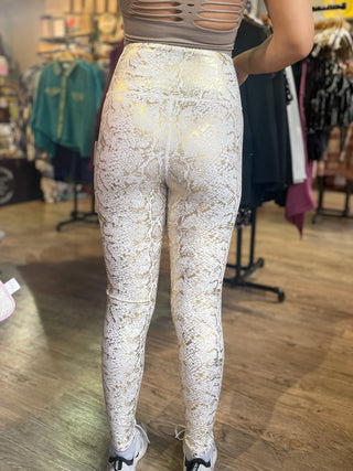 Snake Print Highwaist Leggings