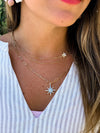 Triple Layered Star Charms Necklace