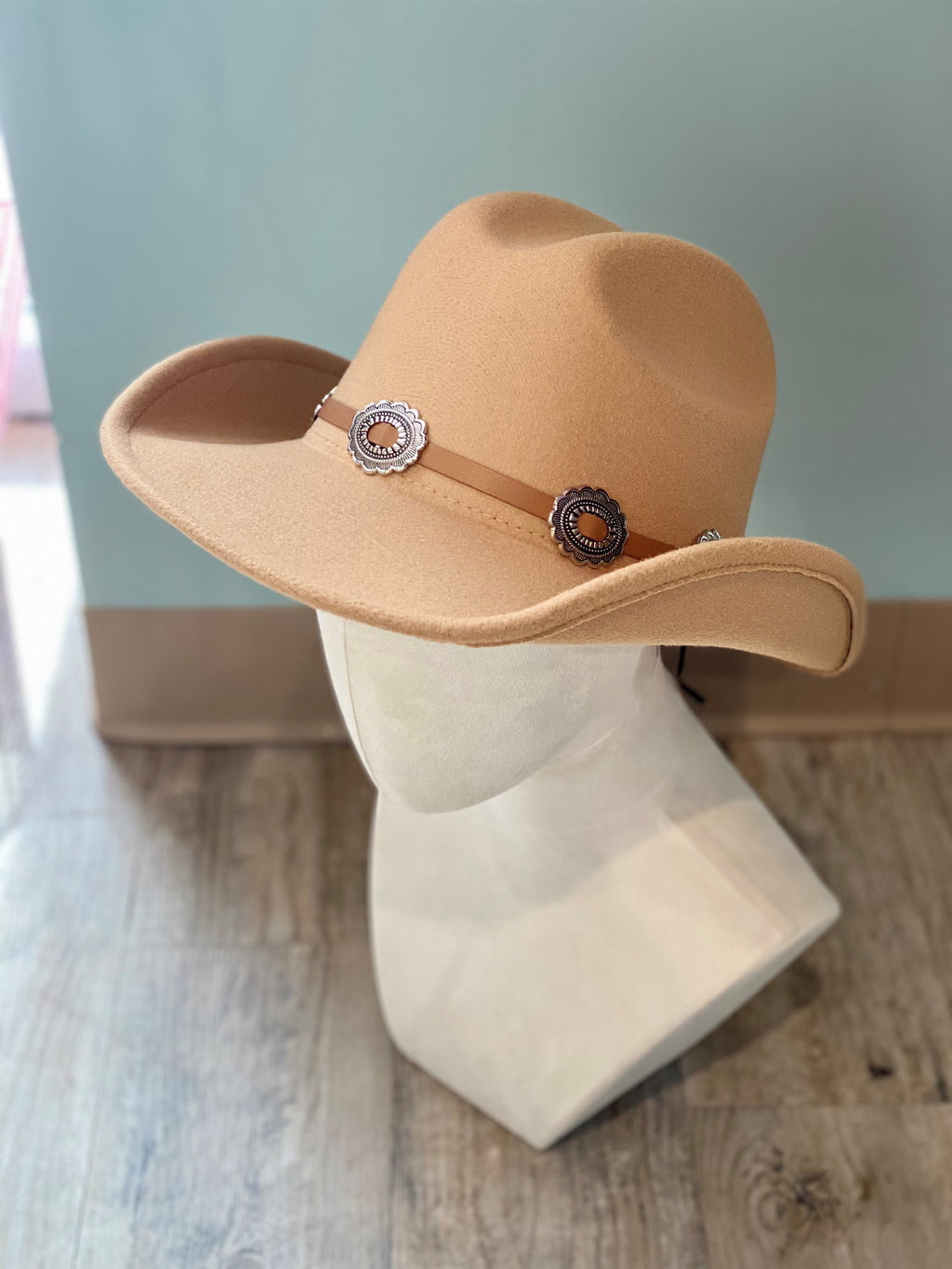 Taupe Western Cowboy Hat