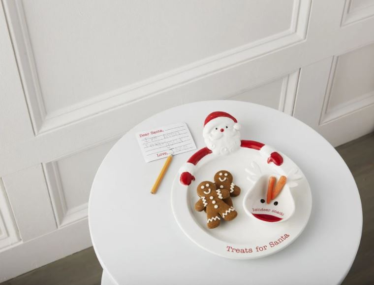 Santa Cookie Plate Set