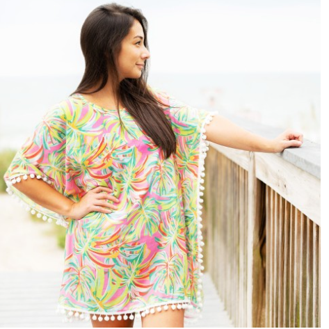 Tropical Pom Coverup