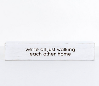 Visiting Hours Reversable Sign White