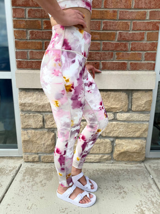 Floral Watercolor Leggings