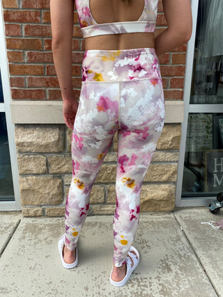 Floral Watercolor Leggings