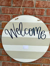 Welcome Interchangeable Door Hanger