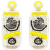 White Claw Earring Yellow