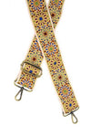 Yellow Floral Guitar Strap