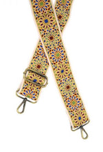 Yellow Floral Guitar Strap